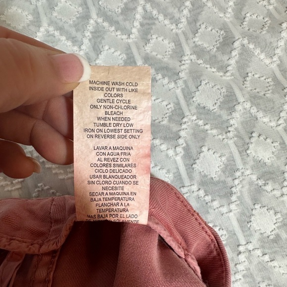 Jolt Mauve Pink Zip Up Mini Skirt Size 1/ 25W - Picture 8 of 10